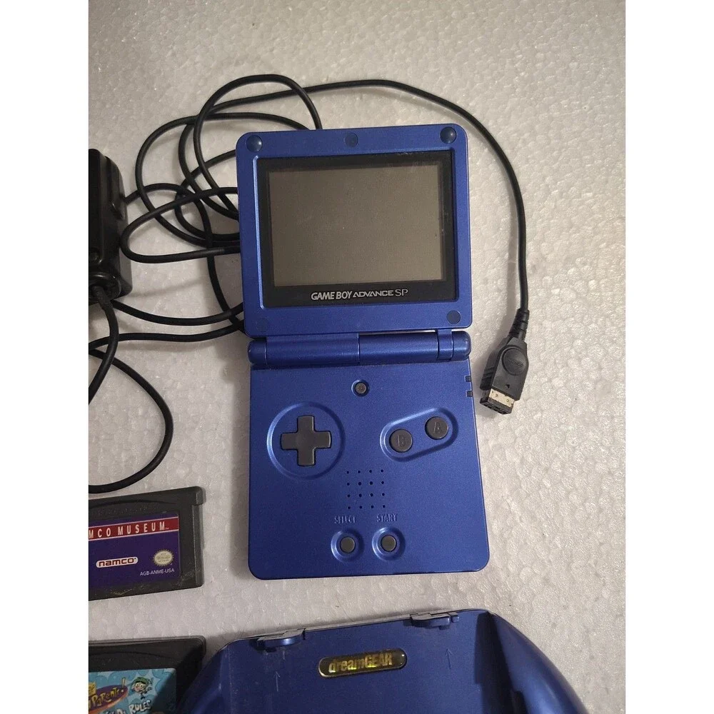 Nintendo Game Boy Advance SP Dreamgear Control Grip Attachment, Blue Games Works